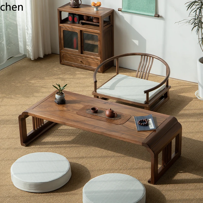 Chairs - i5.15 โต๊ะและเก้าอี้เตี้ยแบบทาทามิ ไม้เนื้อแข็ง ห้องน้ำชา ห้องนั่งเล่น โต๊ะน้ำชา