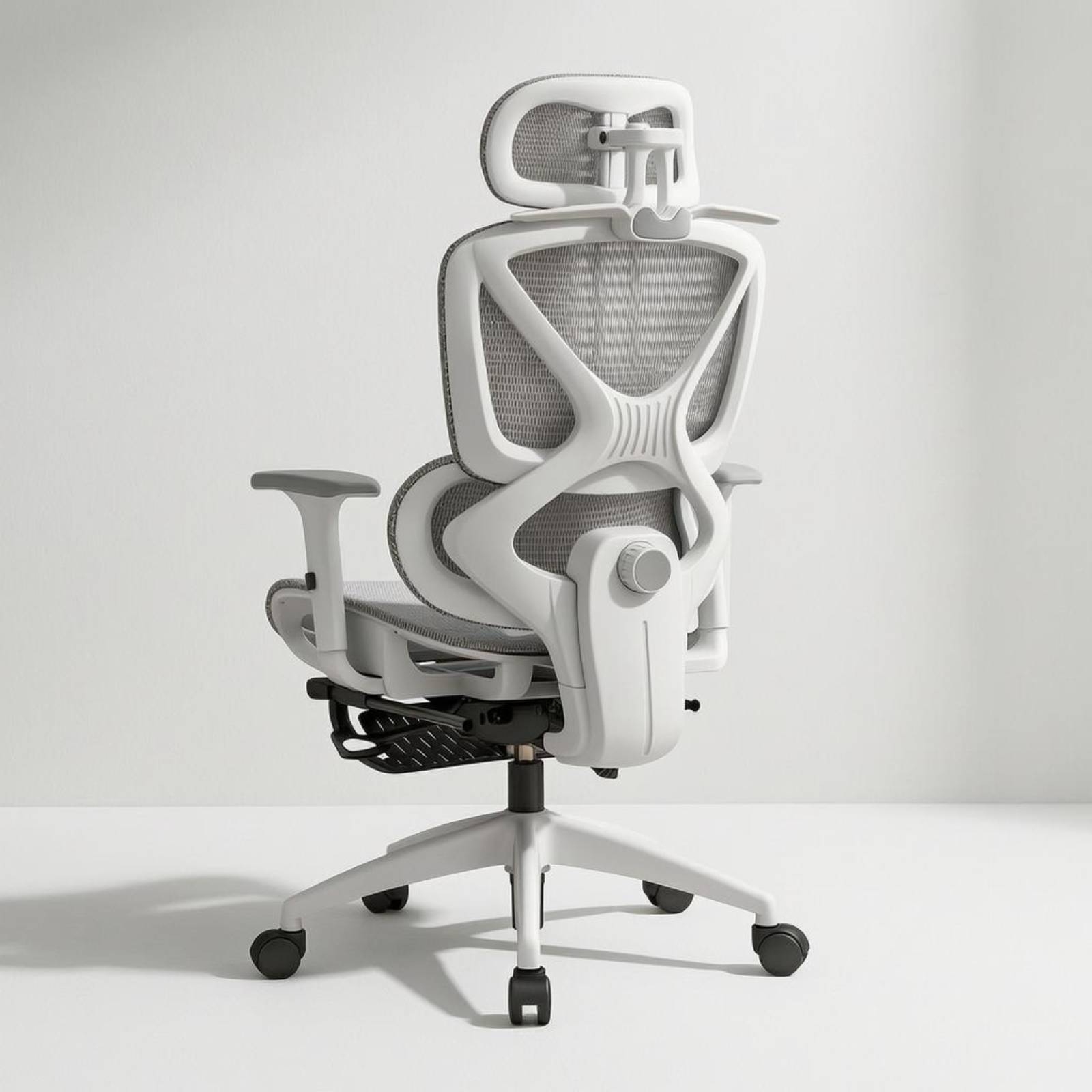 Office Furniture - เก้าอี้ตาข่ายปรับเอนได้ตามหลักสรีรศาสตร์ พนักพิงสูง พร้อมล้อเลื่อน ปรับระดับได้ รองรับการทำงานที่มีประสิทธิภาพ