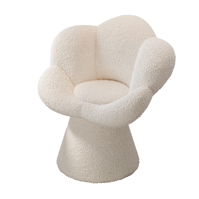Bedroom Furniture - # เก้าอี้แต่งหน้าแบบหมุนได้สำหรับห้องนอน โต๊ะเครื่องแป้ง เก้าอี้แต่งหน้าแบบใหม่ สไตล์หรูหราเบาๆ เก้าอี้พนักพิงกำมะหยี่สำหรับใช้ในบ้าน