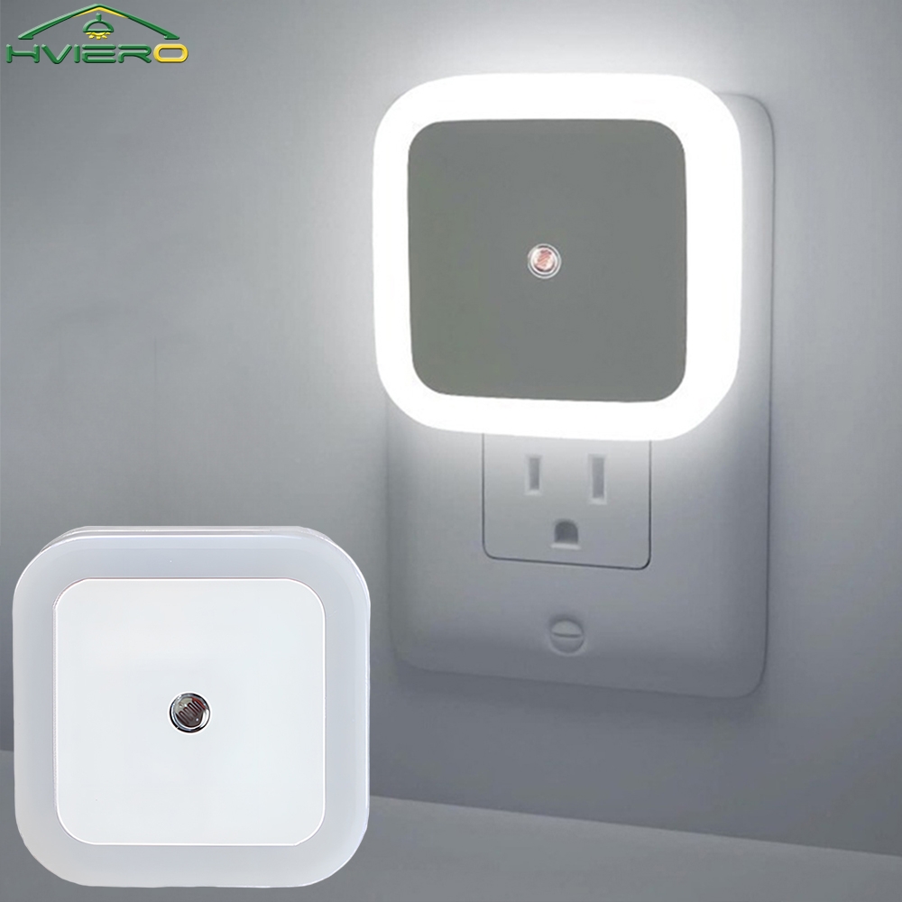 Floating Nightstand With Led Light - เซ็นเซอร์ไร้สาย LED Night Light EU Plug