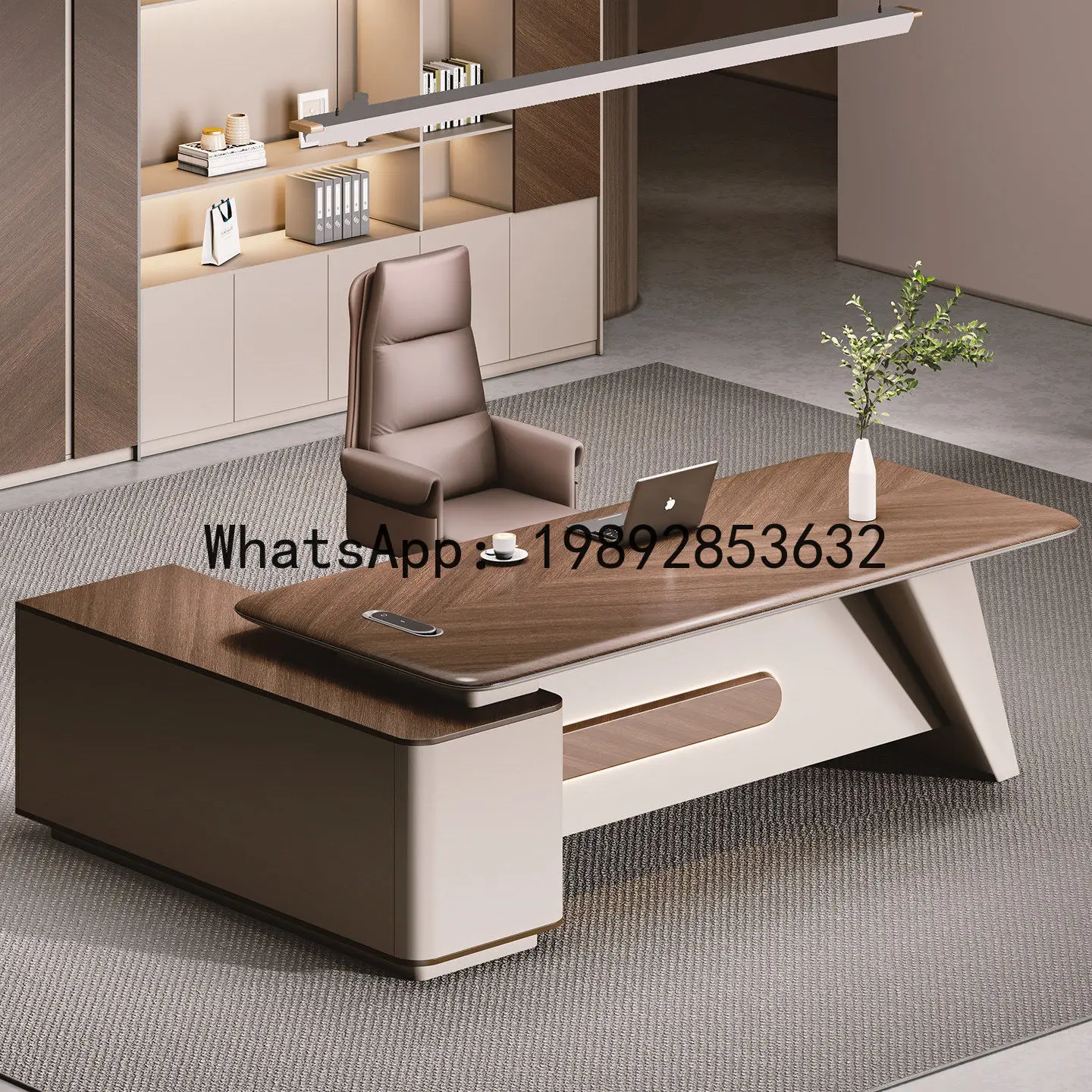 Chairs - ชุดโต๊ะทำงานผู้บริหาร H5.15 - ชุดโต๊ะและเก้าอี้สำนักงานครบชุด, โต๊ะผู้บริหาร, โต๊ะผู้จัดการ