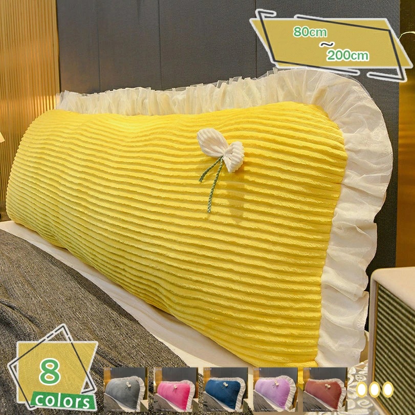 Headboard Cushion Backrest Tatami - 90/120/150 ซม.Tatami หมอน Headboard พนักพิงนุ่มอ่านเบาะสําหรับ Lumbar