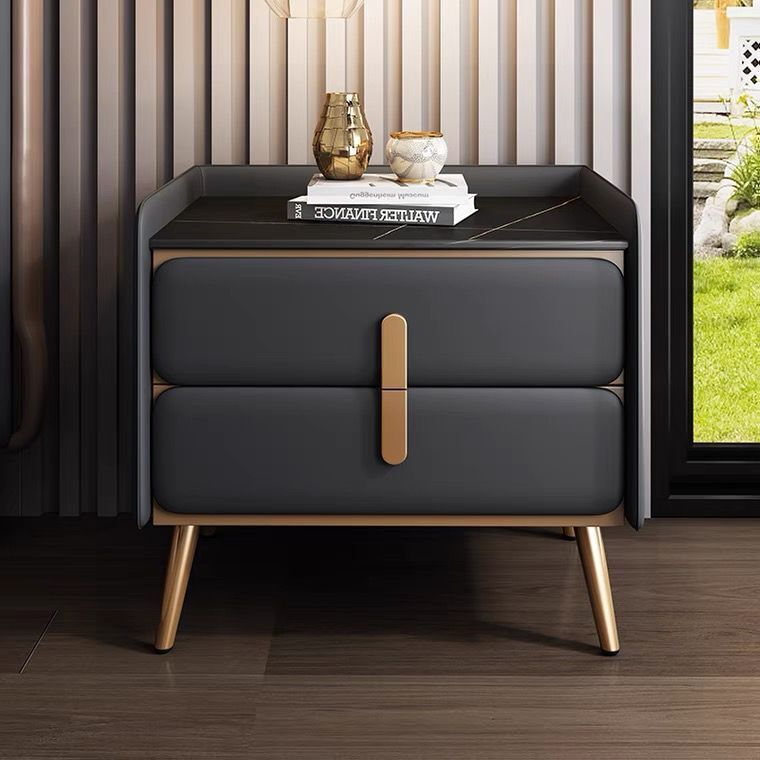 ตู้ข้างเตียง AOLIVIYA รุ่นครีม - Solid Wood Nightstand 2 Drawers บทวิจารณ์และราคา