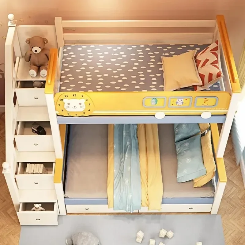 เฟอร์นิเจอร์ไม้ลอฟท์ ห้องเด็ก  - Bunk Bed With Stairs And Slide บทวิจารณ์และราคา
