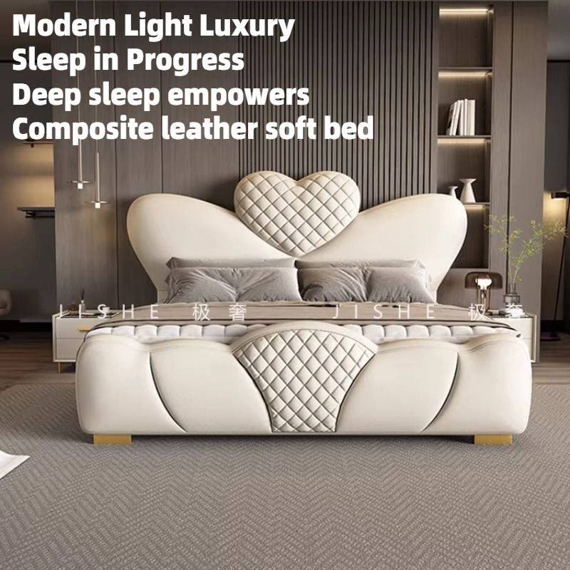 เตียงคู่ขนาด 200x220 ซม. พร้อม - King Size Bed Frame With Storage Drawers บทวิจารณ์และราคา