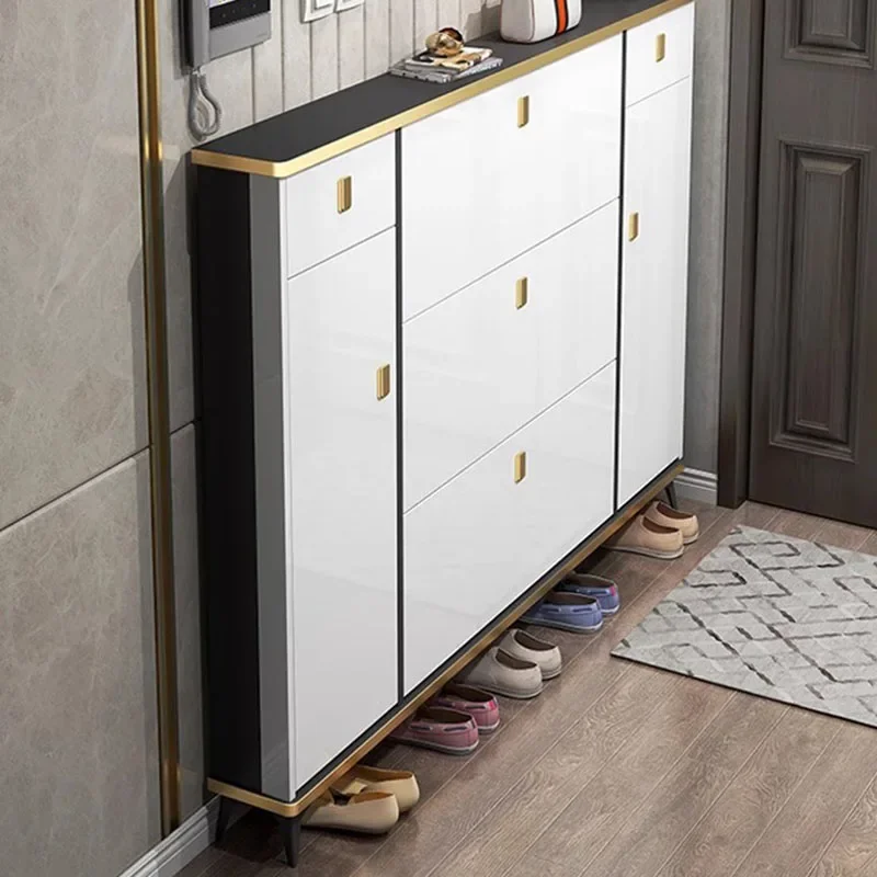 ตู้เก็บรองเท้าแบบบางเฉียบ หลาย - Shoe Rack Cabinet Narrow Entryway บทวิจารณ์และราคา