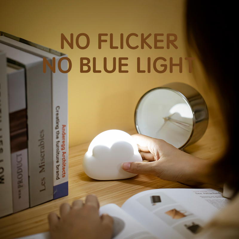 Cloud Night Light Mini USB ไร้ - Floating Nightstand With Led Light บทวิจารณ์และราคา