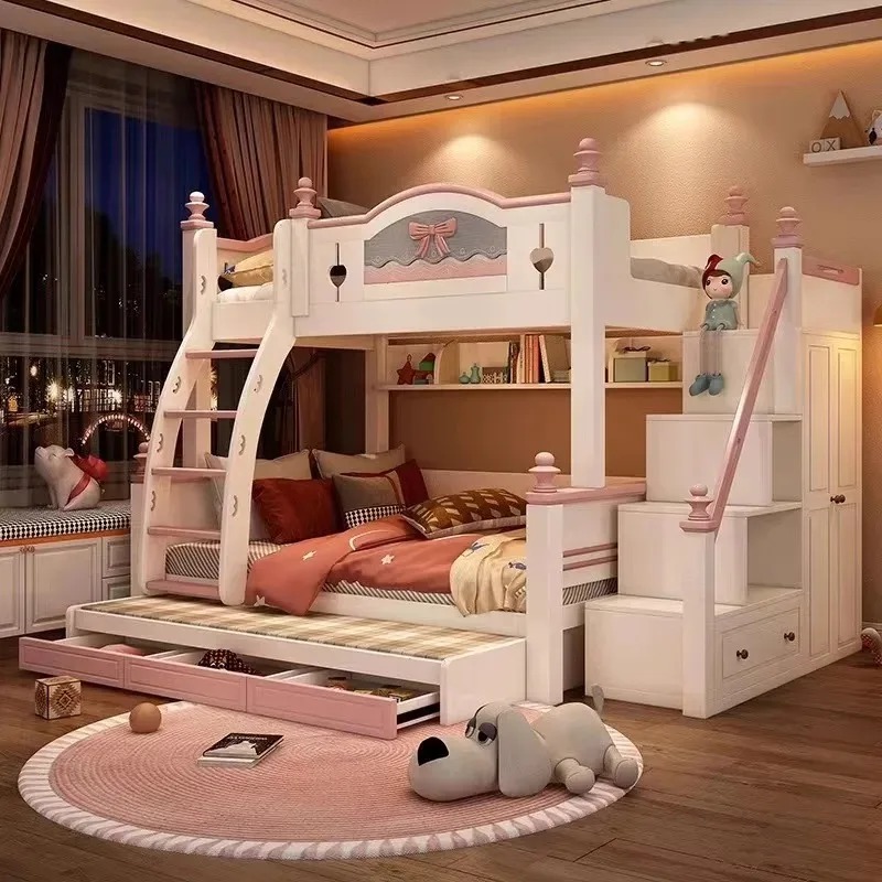 เตียงสองชั้นไม้จริงสั่งทำราคาถ - Bunk Bed With Stairs And Slide บทวิจารณ์และราคา