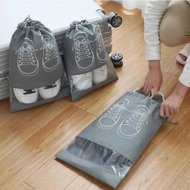 ถุงเก็บรองเท้า 5/10/20 ชิ้น  ก - Wardrobe Closet Portable Fabric Cover บทวิจารณ์และราคา