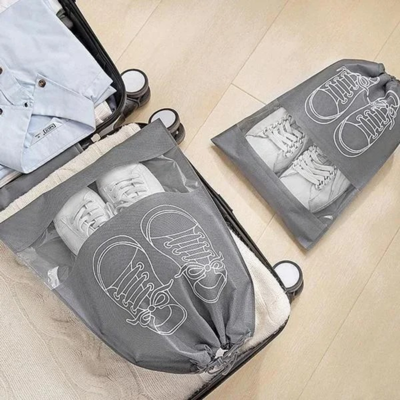 ถุงเก็บรองเท้า 5/10/20 ชิ้น  ก - Wardrobe Closet Portable Fabric Cover บทวิจารณ์และราคา