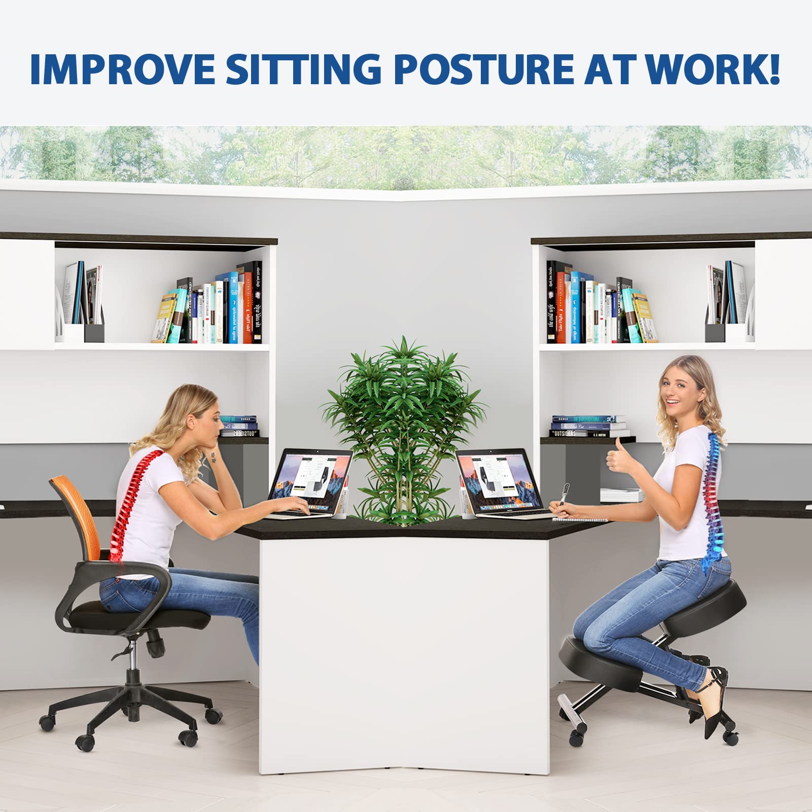 เก้าอี้นั่งคุกเข่าตามหลักสรีรศ - Office Furniture บทวิจารณ์และราคา