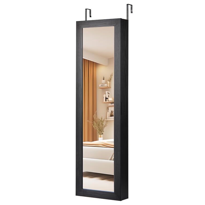 ตู้เก็บเครื่องประดับแบบติดผนัง - Full Length Mirror Jewelry Armoire บทวิจารณ์และราคา
