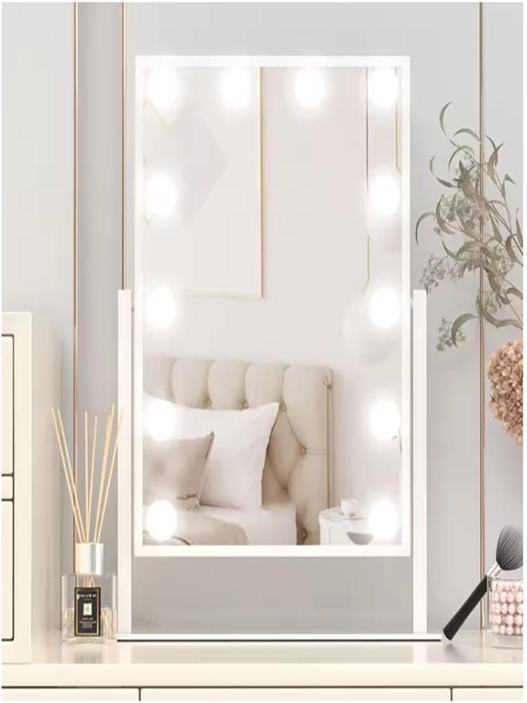 หลอดไฟ LED สำหรับกระจกแต่งหน้า - Dressing Table Vanity With Lighted Mirror บทวิจารณ์และราคา