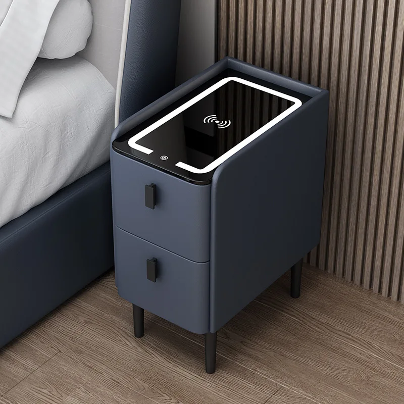 โต๊ะข้างเตียงไม้สไตล์นอร์ดิกพร - Solid Wood Nightstand 2 Drawers บทวิจารณ์และราคา