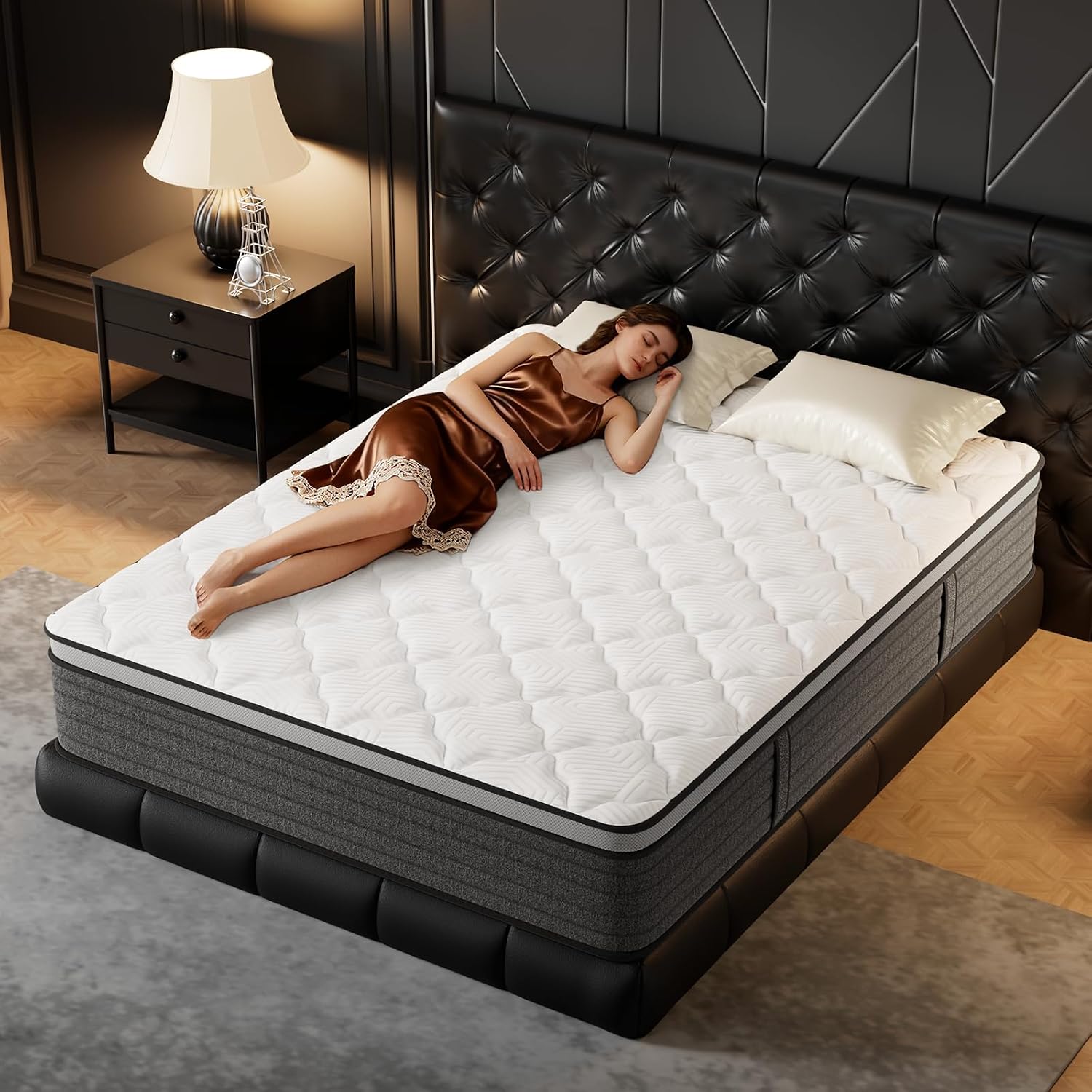 ที่นอนควีนไซส์ 12 นิ้ว แบบไฮบร - Memory Foam Mattress In A Box Queen บทวิจารณ์และราคา