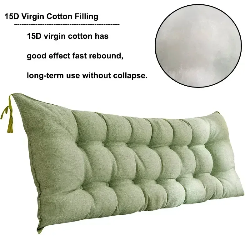 หมอนอิงโซฟา 1 ชิ้น หมอนรองหลัง - Headboard Cushion Backrest Tatami บทวิจารณ์และราคา