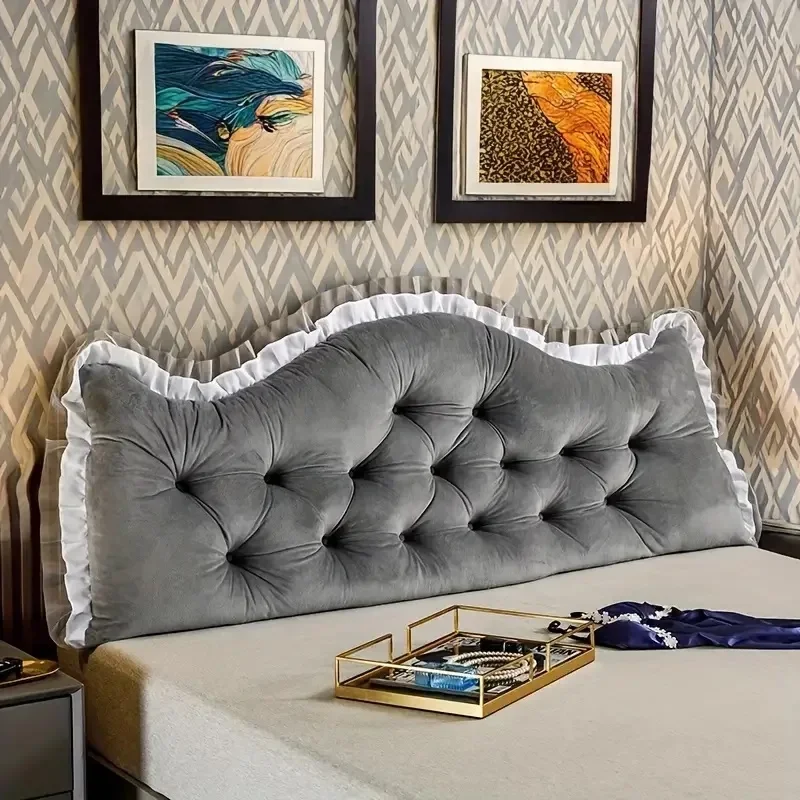 Tatami Plush Cushion Soft Lace - Headboard Cushion Backrest Tatami บทวิจารณ์และราคา