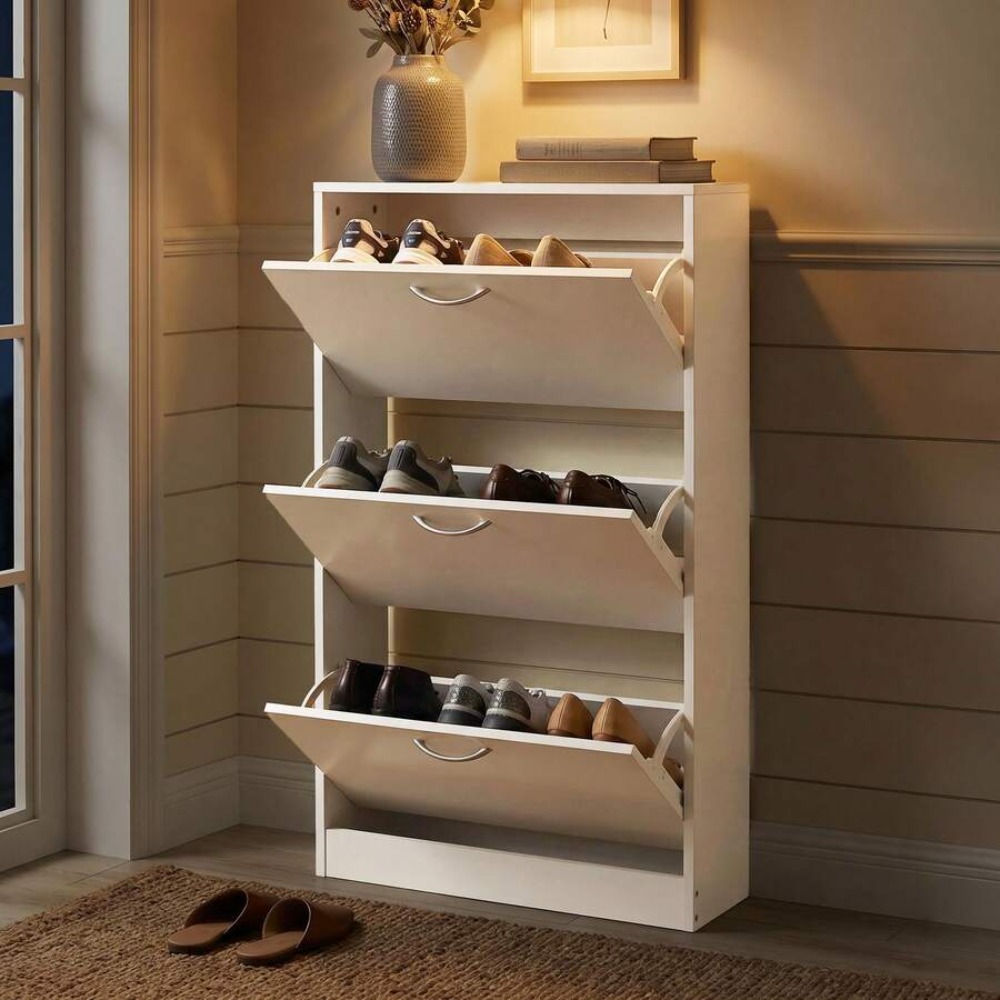 ตู้เก็บรองเท้าสำหรับทางเข้าบ้า - Shoe Rack Cabinet Narrow Entryway บทวิจารณ์และราคา