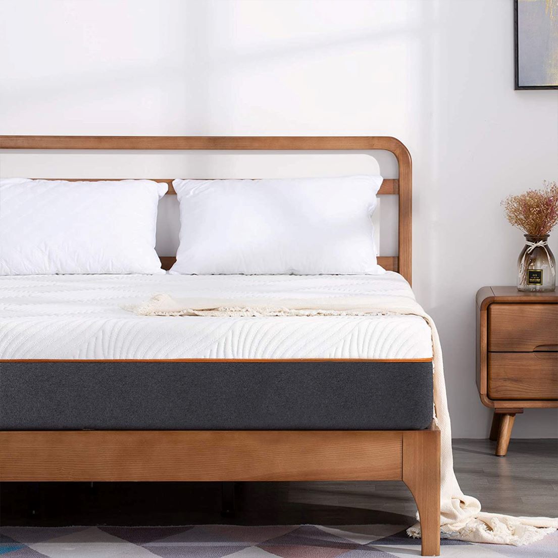 ราคาถูกผลิตโรงแรม King Queen D - Memory Foam Mattress In A Box Queen บทวิจารณ์และราคา