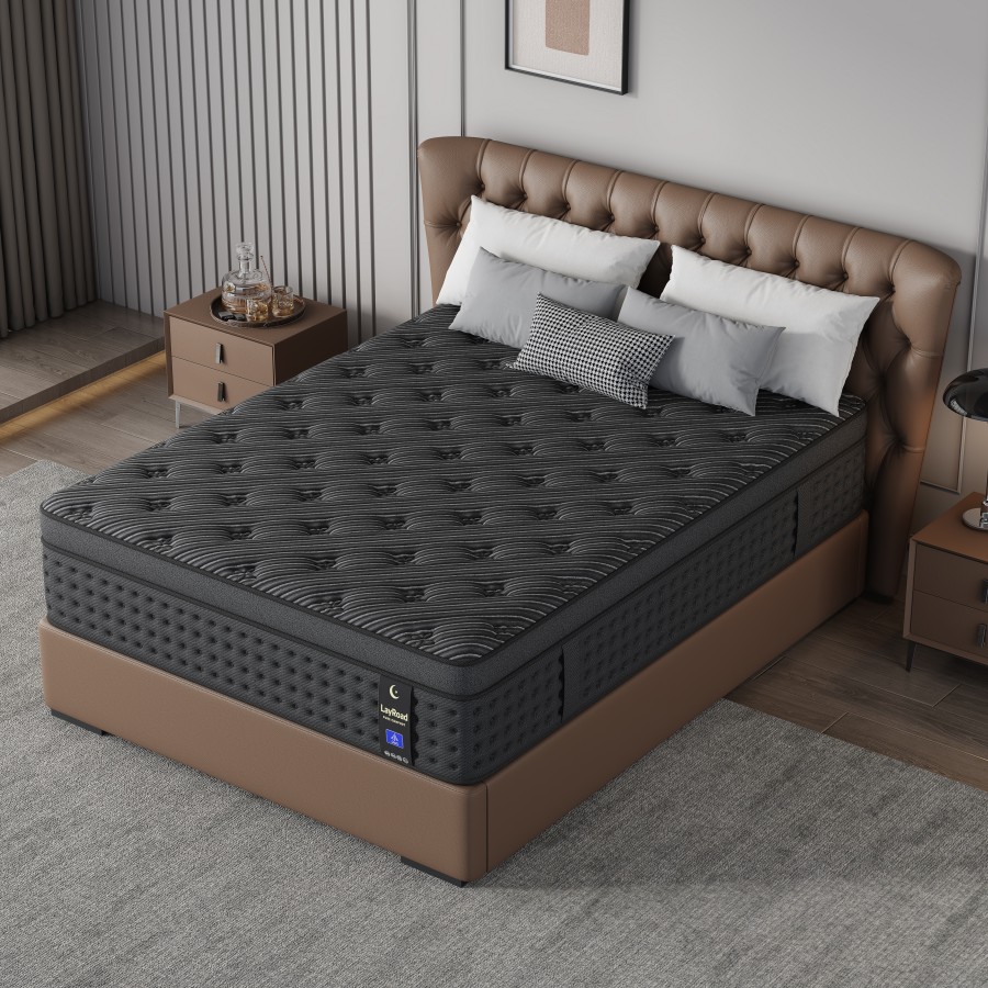 ที่นอนเมมโมรี่โฟมไฮบริดขนาด 12 - Memory Foam Mattress In A Box Queen บทวิจารณ์และราคา