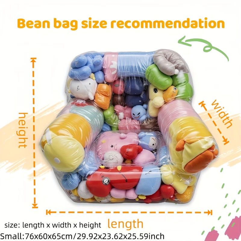 ถุงเก็บของเล่นโซฟา PVC ใส ขนาด - Sofas บทวิจารณ์และราคา