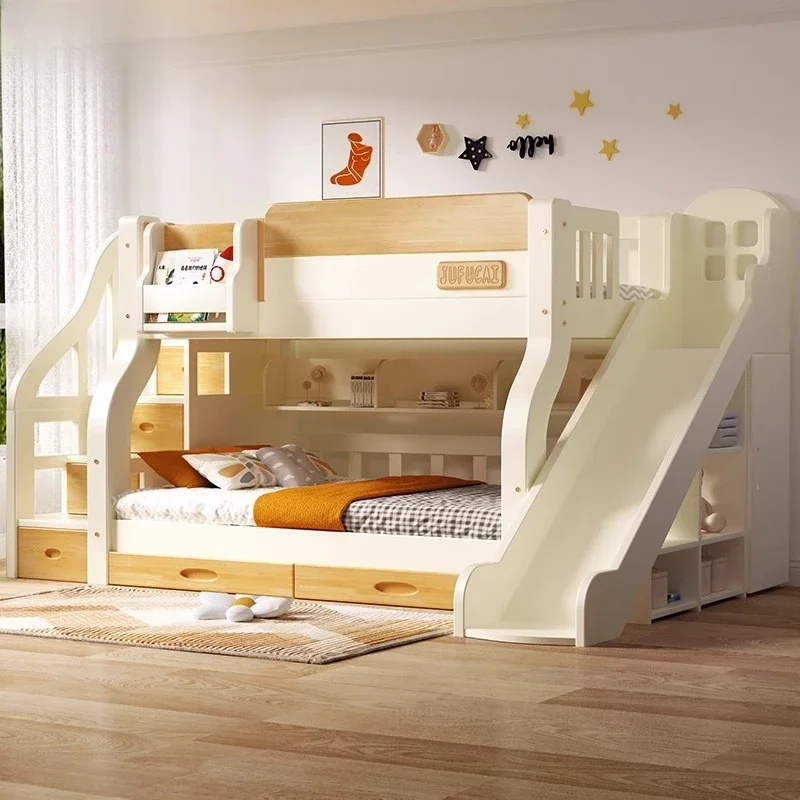 เตียงสองชั้นแบบลอฟท์พร้อมบันได - King Size Bed Frame With Storage Drawers บทวิจารณ์และราคา