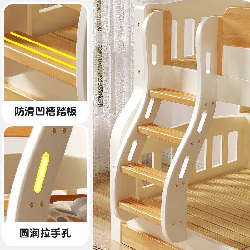 เตียงสองชั้นแบบลอฟท์พร้อมบันได - King Size Bed Frame With Storage Drawers บทวิจารณ์และราคา