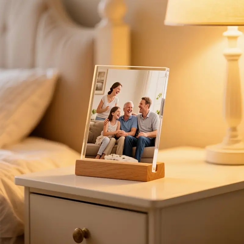 อะคริลิคภาพถ่ายส่วนตัวปรับแต่ง - Bedroom Furniture บทวิจารณ์และราคา