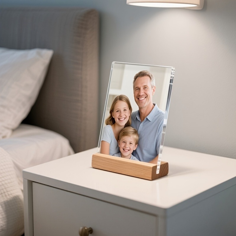 อะคริลิคภาพถ่ายส่วนตัวปรับแต่ง - Bedroom Furniture บทวิจารณ์และราคา