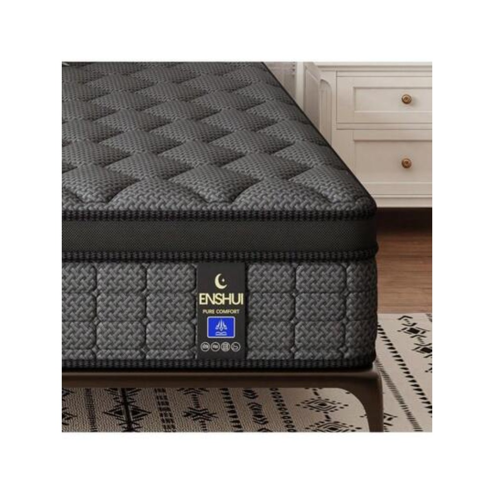 ที่นอนไฮบริดขนาด 12 นิ้ว แบบทว - Memory Foam Mattress In A Box Queen บทวิจารณ์และราคา