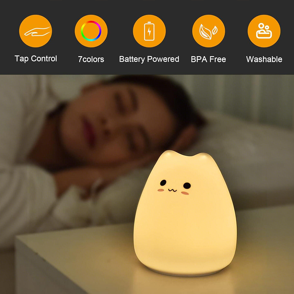 ไฟกลางคืนรูปแมวน่ารัก เปลี่ยนส - Floating Nightstand With Led Light บทวิจารณ์และราคา