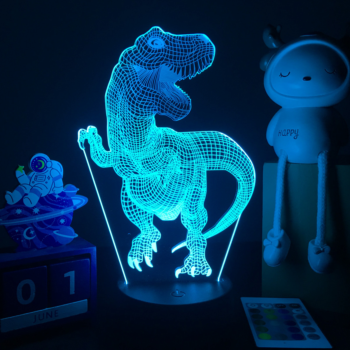 ไฟ LED กลางคืนรูปไดโนเสาร์สำหร - Floating Nightstand With Led Light บทวิจารณ์และราคา