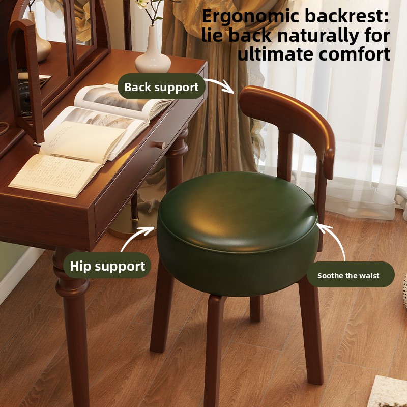 เก้าอี้แต่งตัวไม้เนื้อแข็งแบบห - Bedroom Furniture บทวิจารณ์และราคา