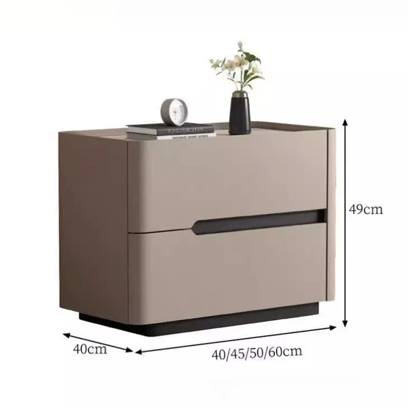 Nordic Modern Night ตารางเก็บค - Solid Wood Nightstand 2 Drawers บทวิจารณ์และราคา