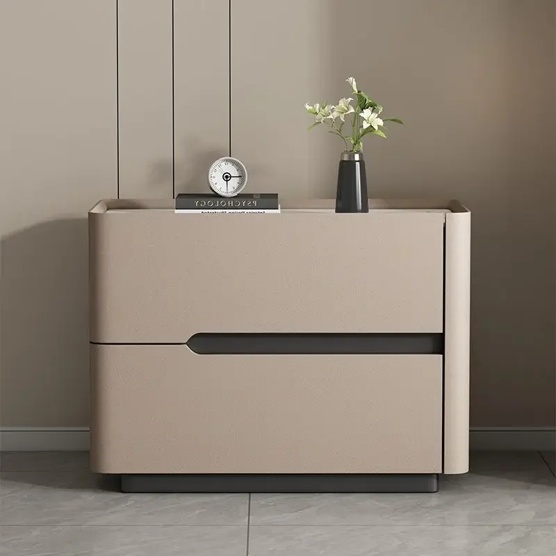 Nordic Modern Night ตารางเก็บค - Solid Wood Nightstand 2 Drawers บทวิจารณ์และราคา