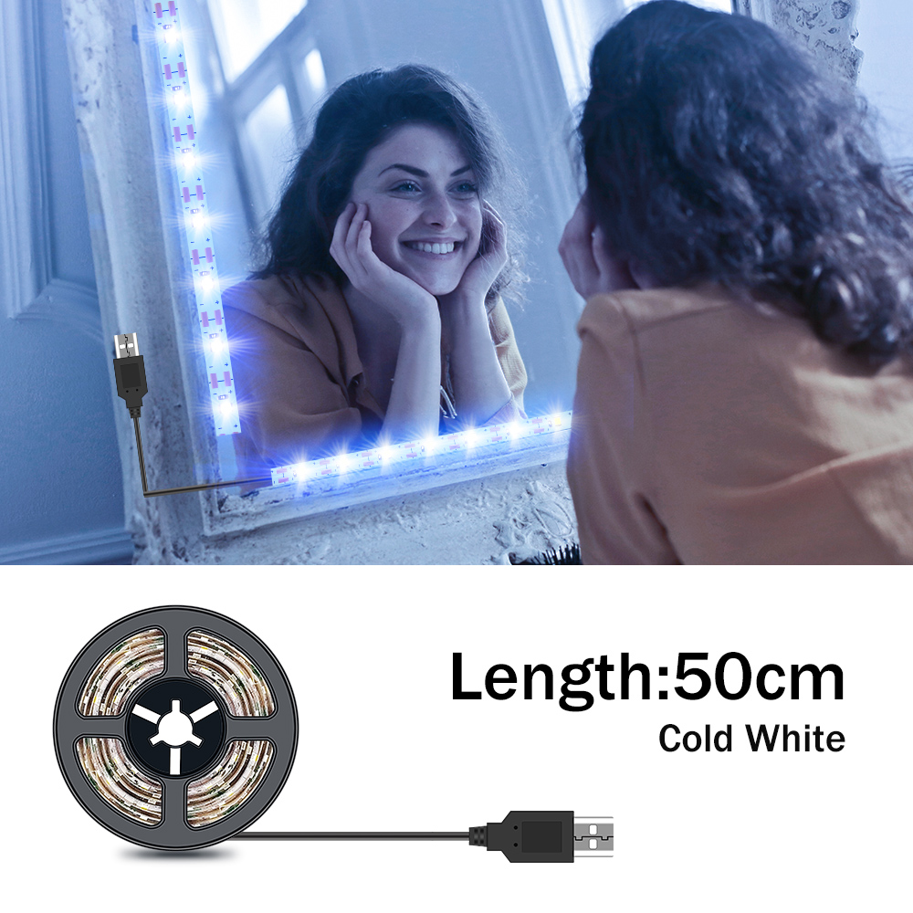 DC5V LED แต่งหน้ากระจก Light S - Dressing Table Vanity With Lighted Mirror บทวิจารณ์และราคา