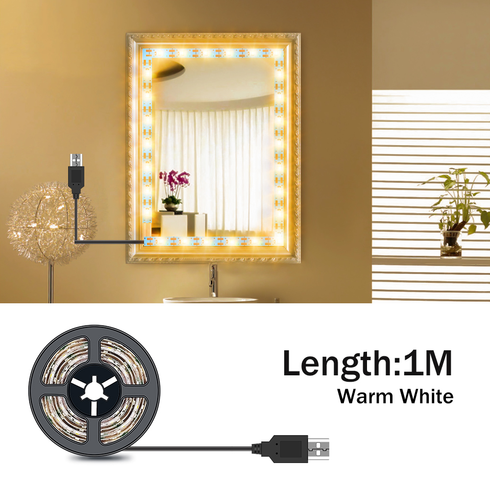 DC5V LED แต่งหน้ากระจก Light S - Dressing Table Vanity With Lighted Mirror บทวิจารณ์และราคา