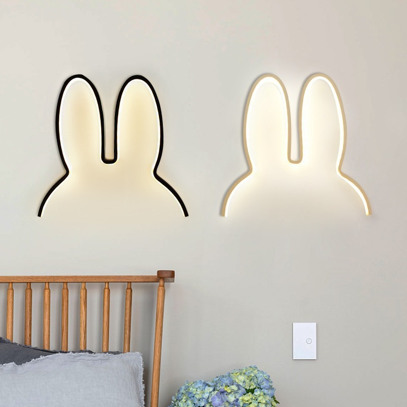 โคมไฟติดผนังรูปกระต่ายน่ารัก ไ - Floating Nightstand With Led Light บทวิจารณ์และราคา