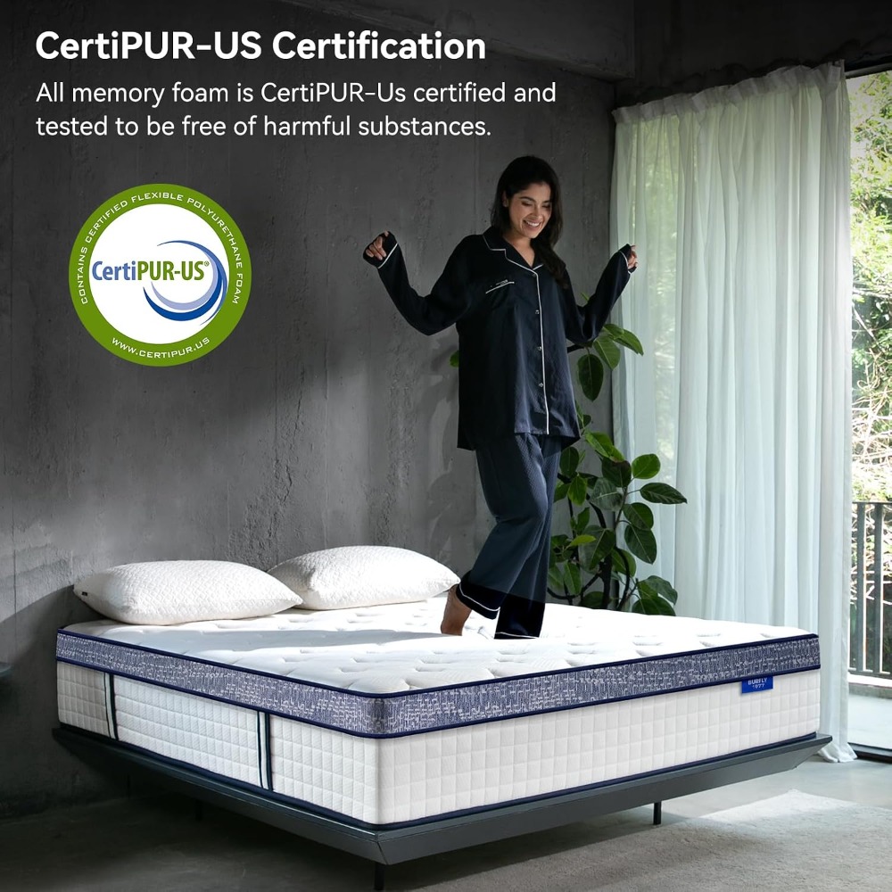 ที่นอนควีนไซส์, ที่นอนไฮบริดขน - Memory Foam Mattress In A Box Queen บทวิจารณ์และราคา