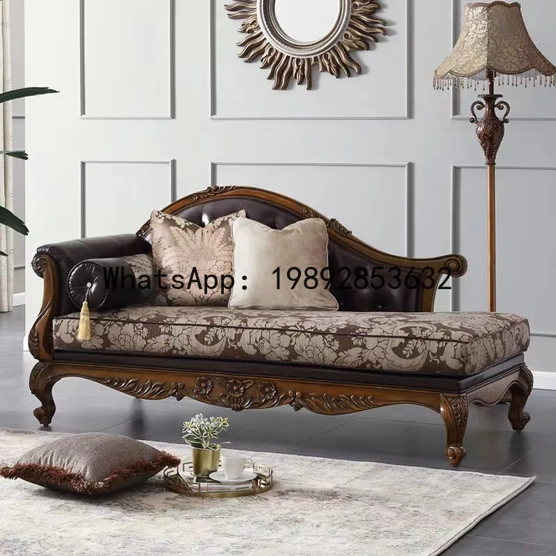 โซฟาไม้เนื้อแข็ง H5.15 โซฟาหนั - Chairs บทวิจารณ์และราคา