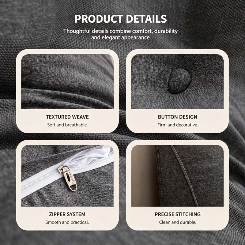 เบาะรองหลังขนาดใหญ่สำหรับหัวเต - Headboard Cushion Backrest Tatami บทวิจารณ์และราคา